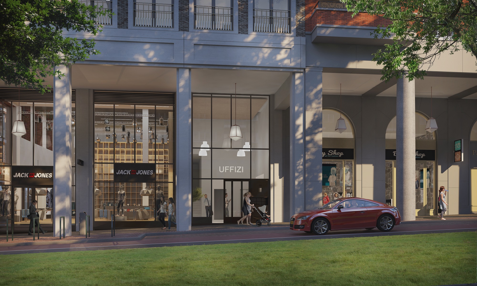 Entree Uffizi-kantoren Leidsche Rijn Centrum