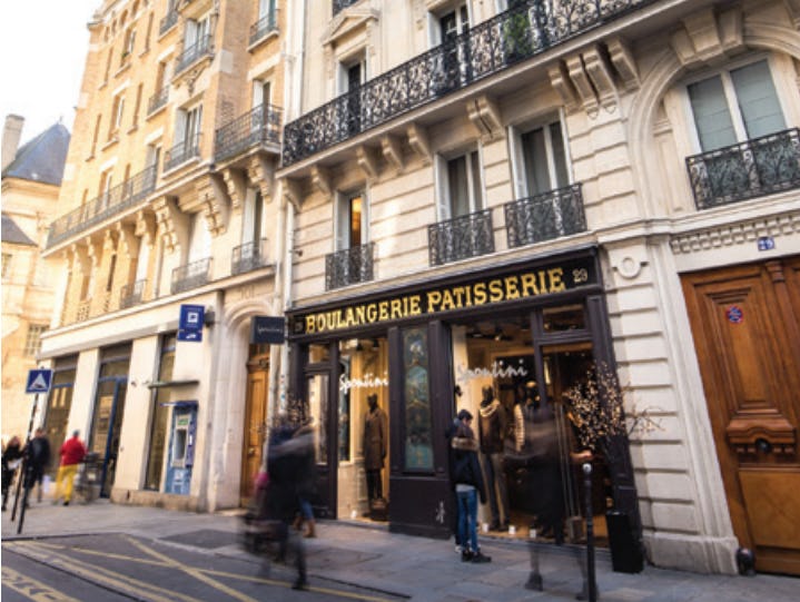 Een winkel van Vastned in Parijs.