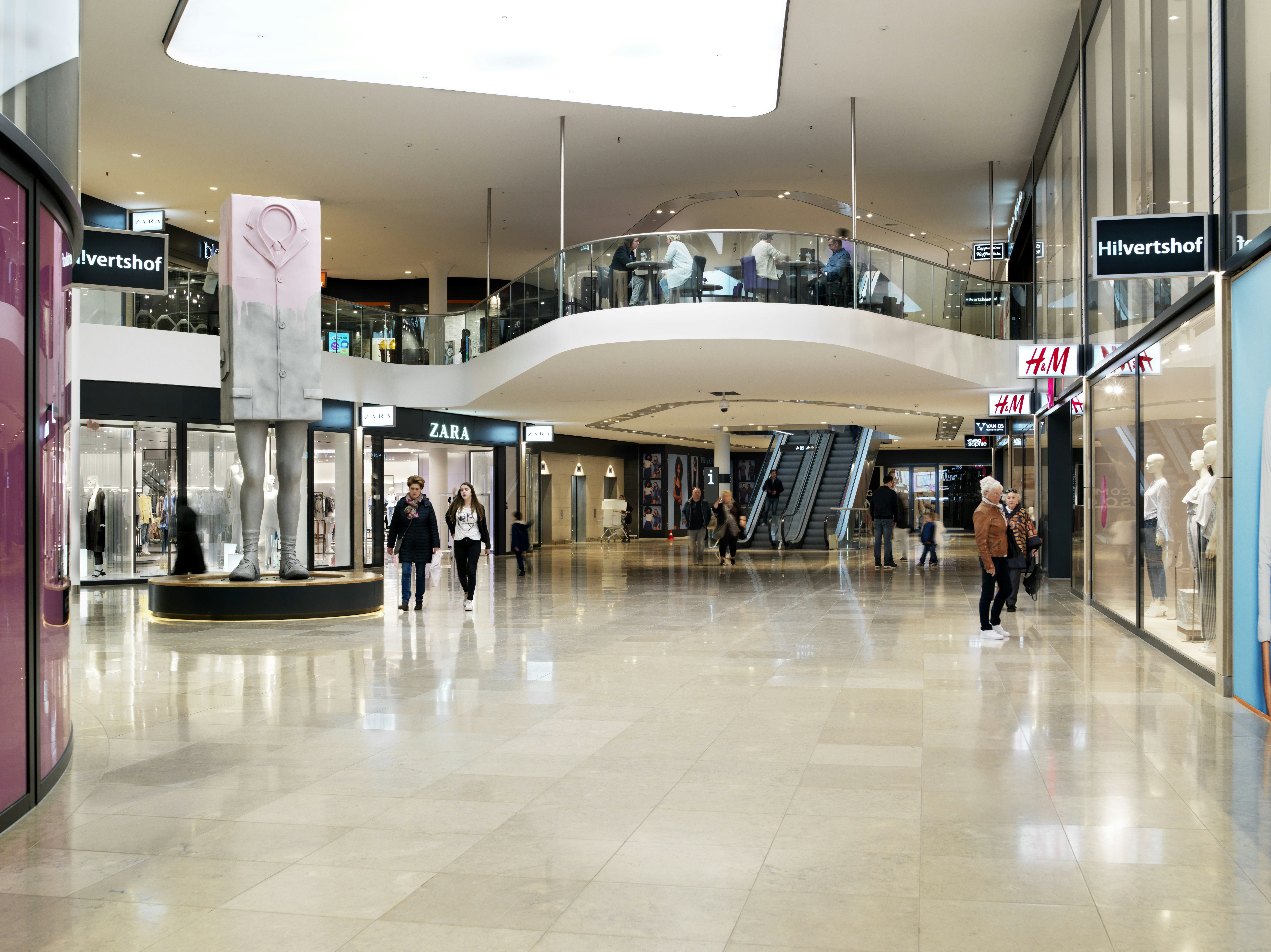 Bever naar winkelcentrum Hilvertshof