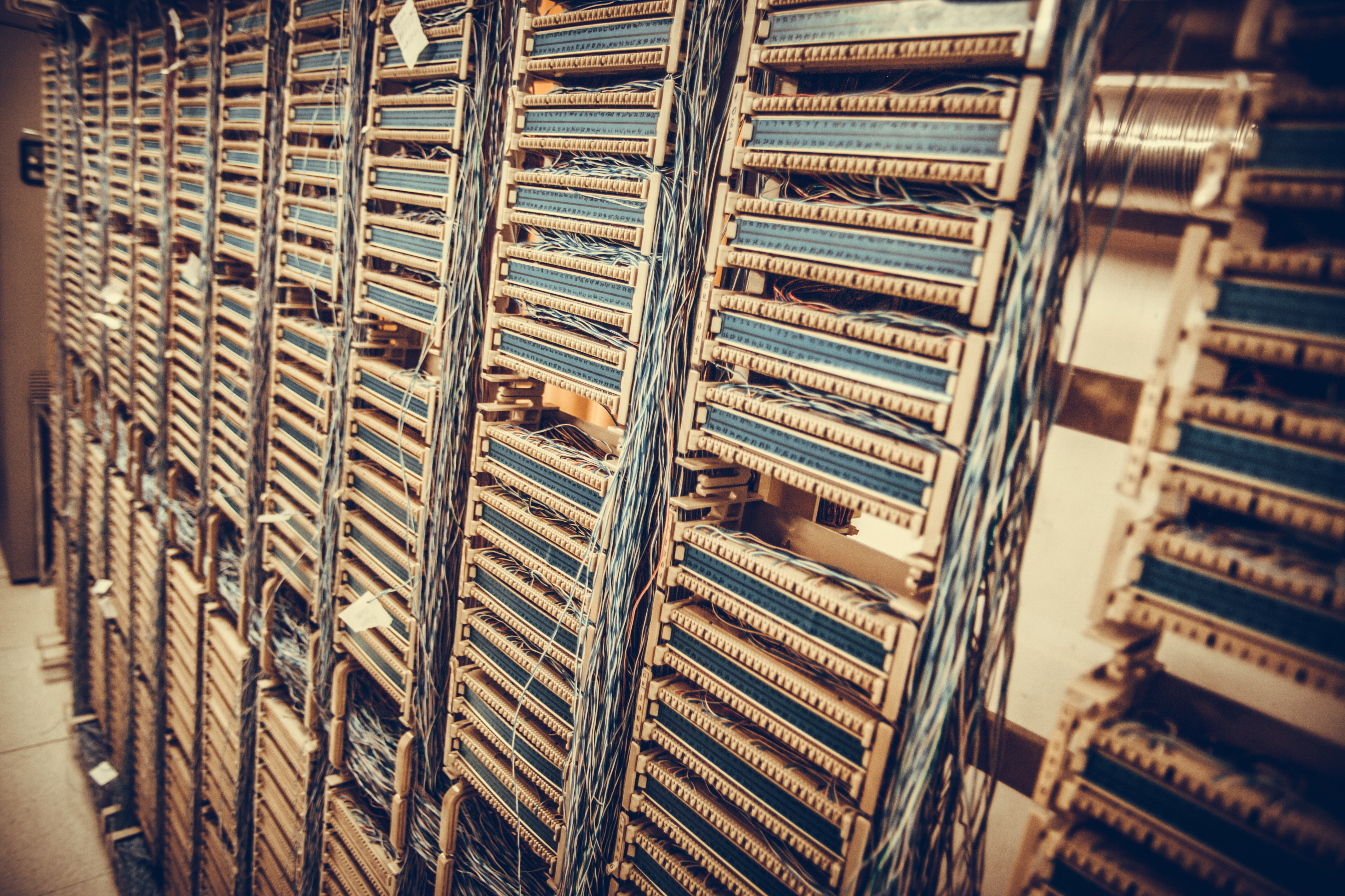 Een telefooncentrale