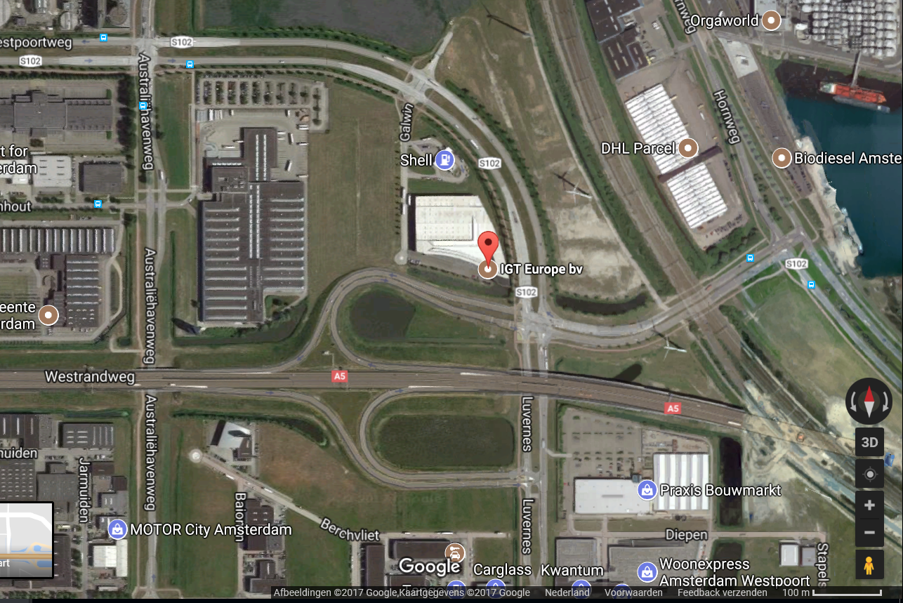 IGT Europe Galwin 2 in Amsterdam 