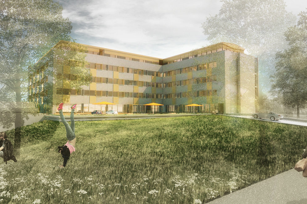 99 appartementen aan IJssellaan 82, waar een voormalig kantoor van Akzo Nobel 