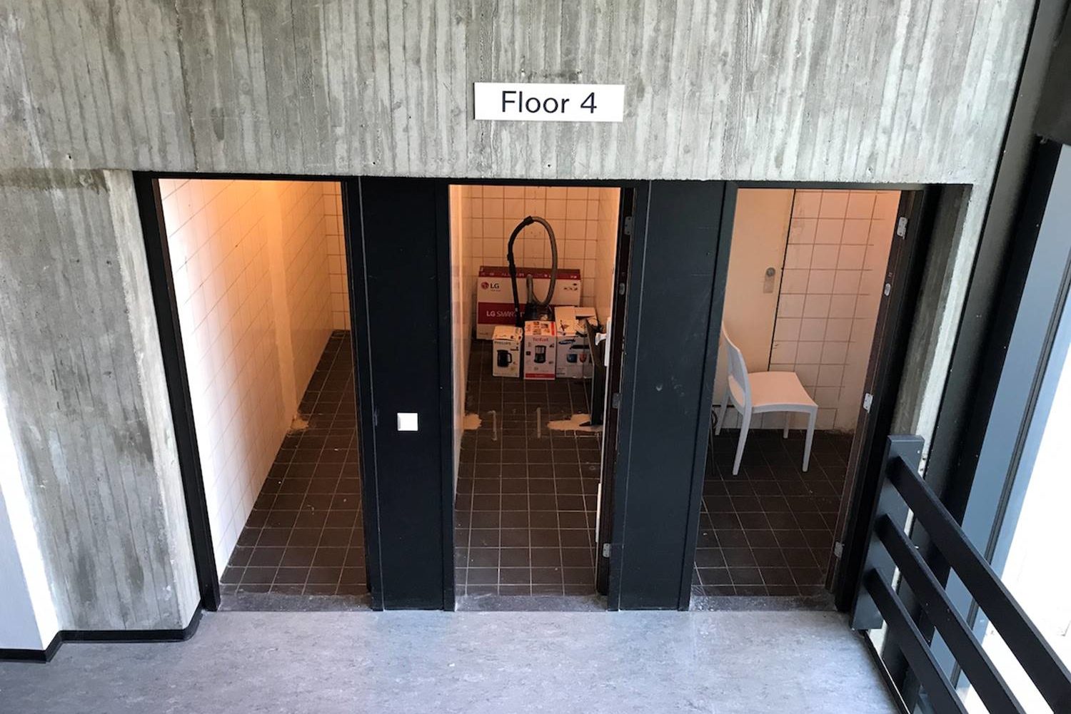 Opslagruimte in leegstaand pand