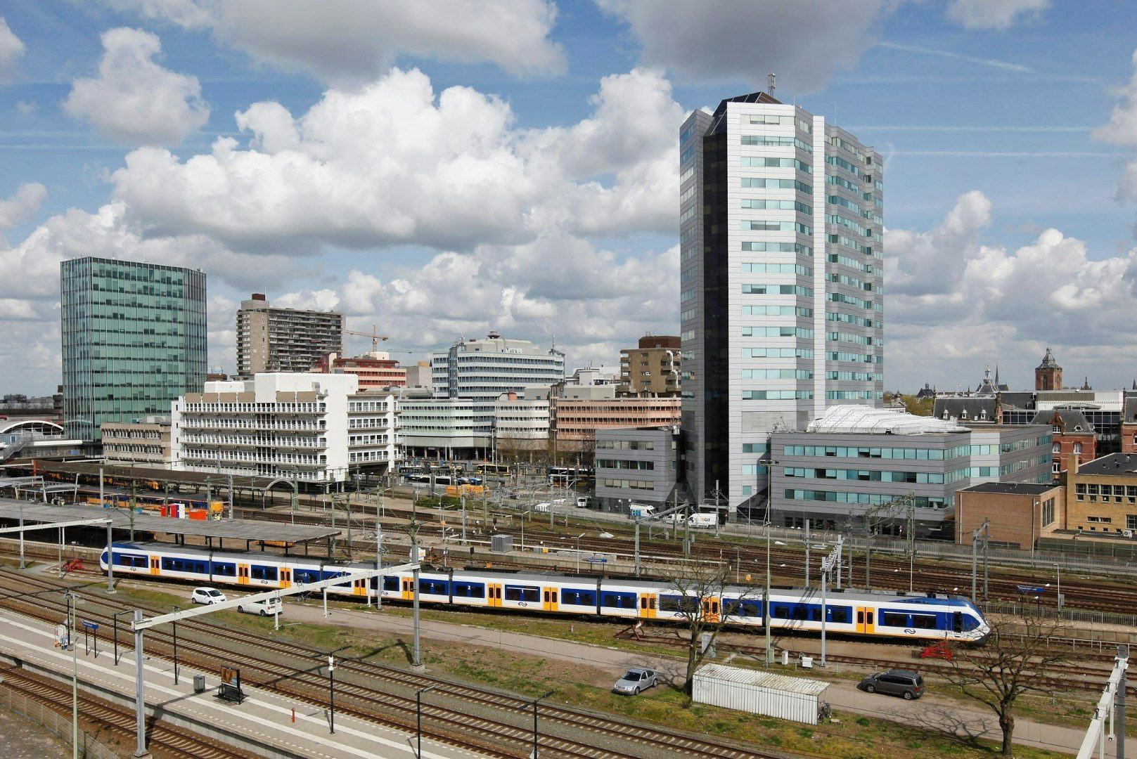 Het NS-kantoor aan de Laan van Puntenburg 100 in Utrecht is eigendom van het ASR Dutch Mobility Fund.