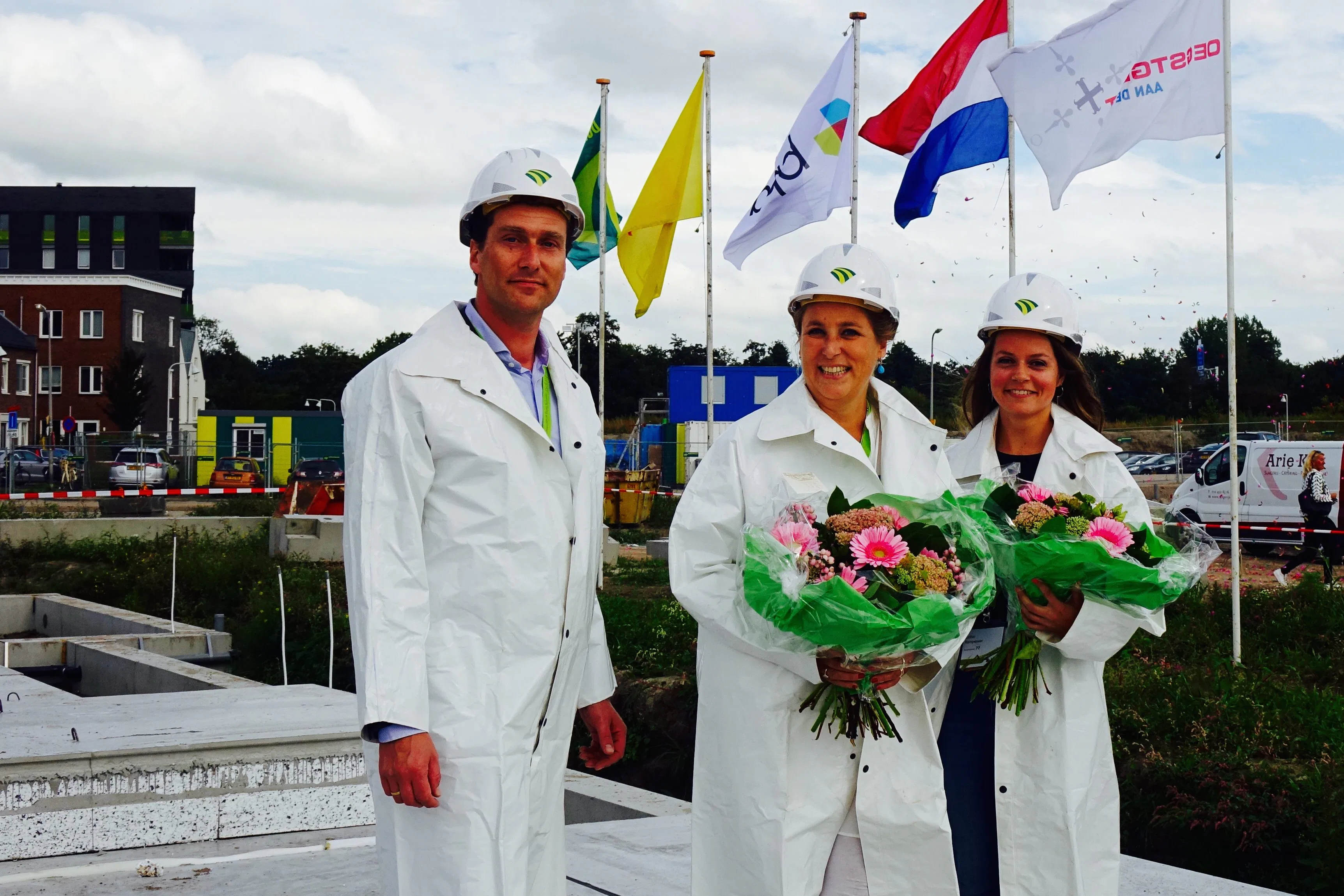 Viering start bouw Parksingel-fase 2 Oegstgeest