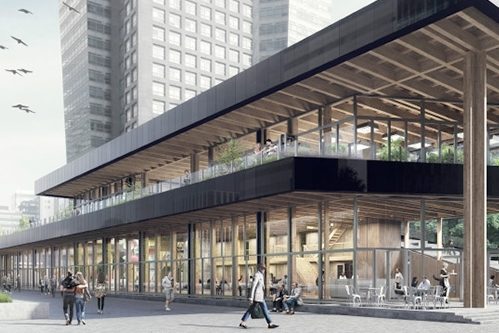 Paviljoen Circl ABN Amro op Zuidas
