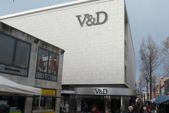 Oude V&D-pand in Heerlen
