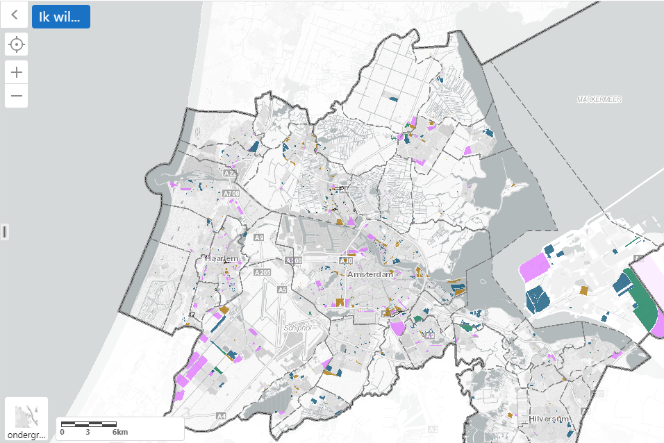 Woningbouwkaart Metropoolregio Amsterdam