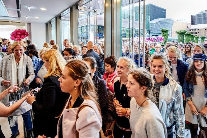 Opening HB en Saks off 5th in Rotterdam