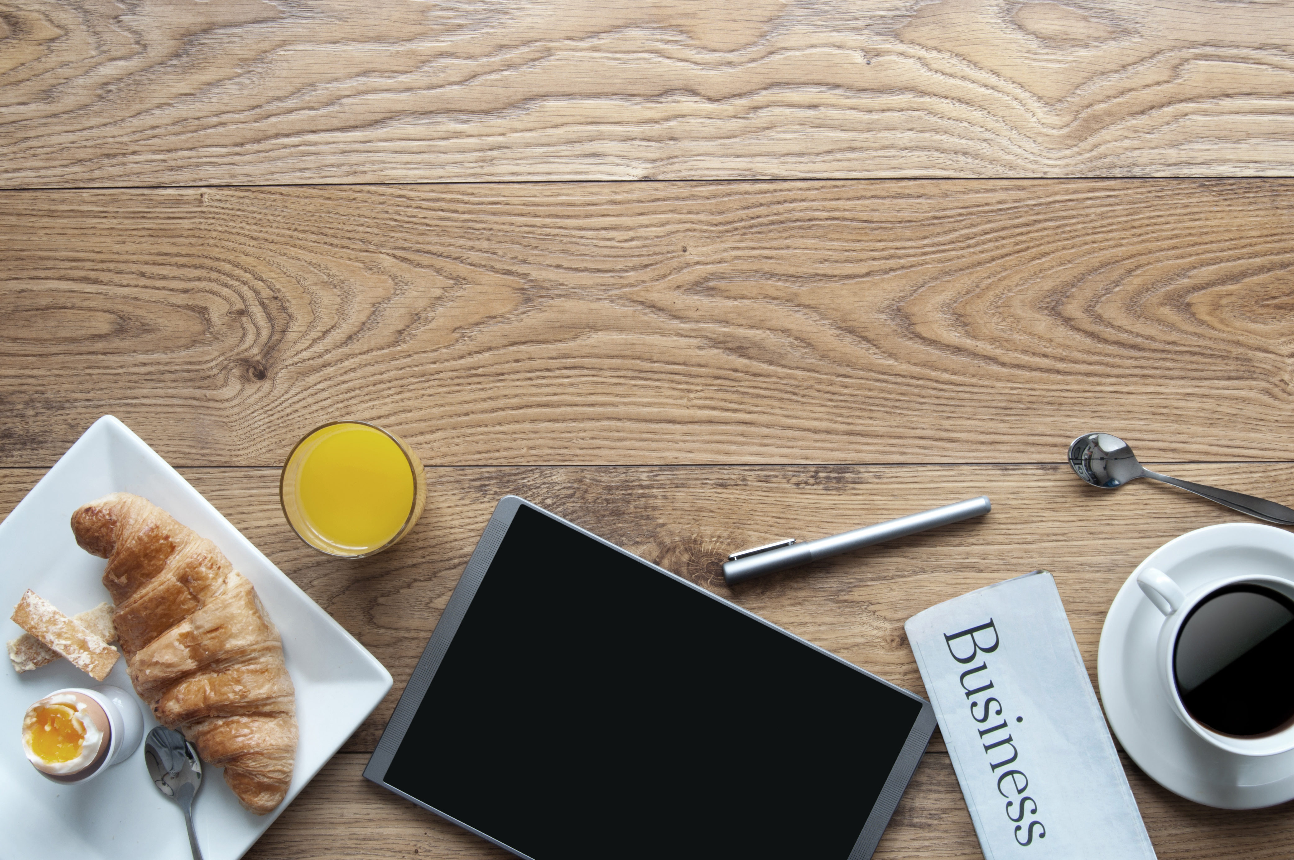 Vastgoedmarkt-ontbijtsessie