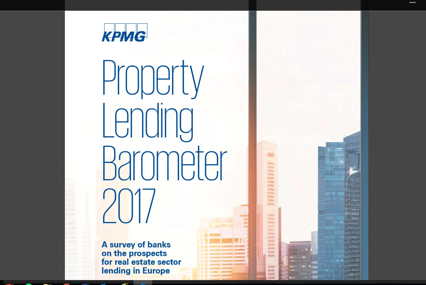 KPMG Property Lending Barometer 2017