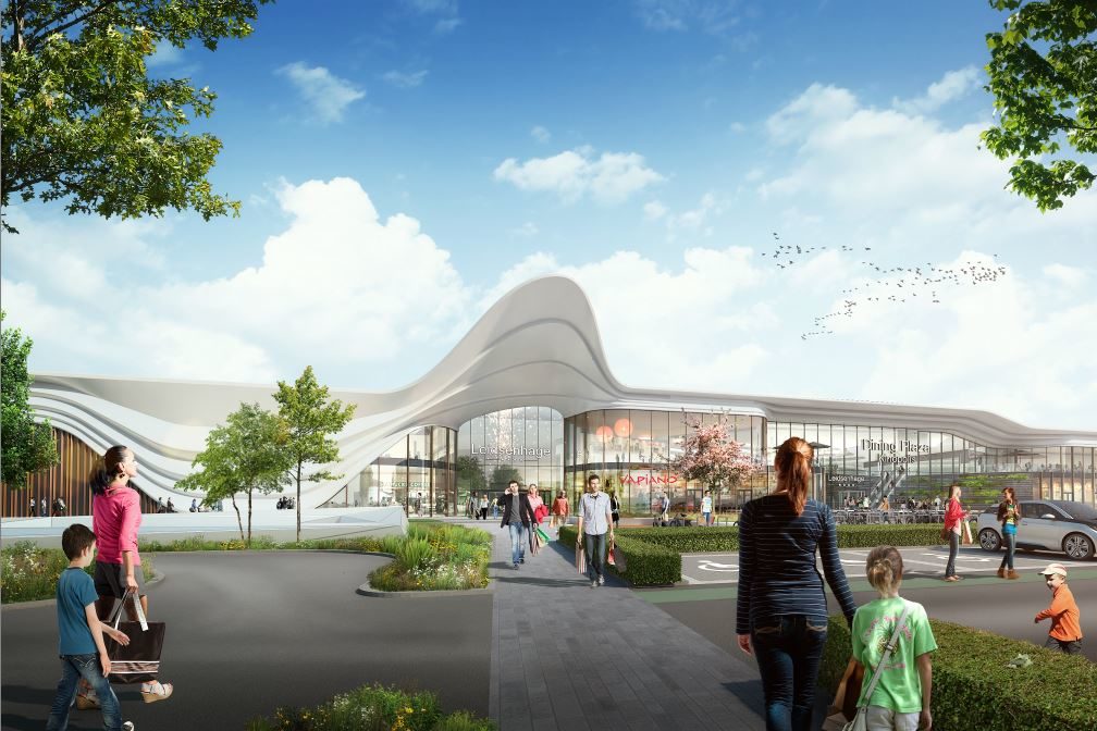 Leidsenhage, eigendom van Unibail-Rodamco, na herontwikkeling en uitbreiding.