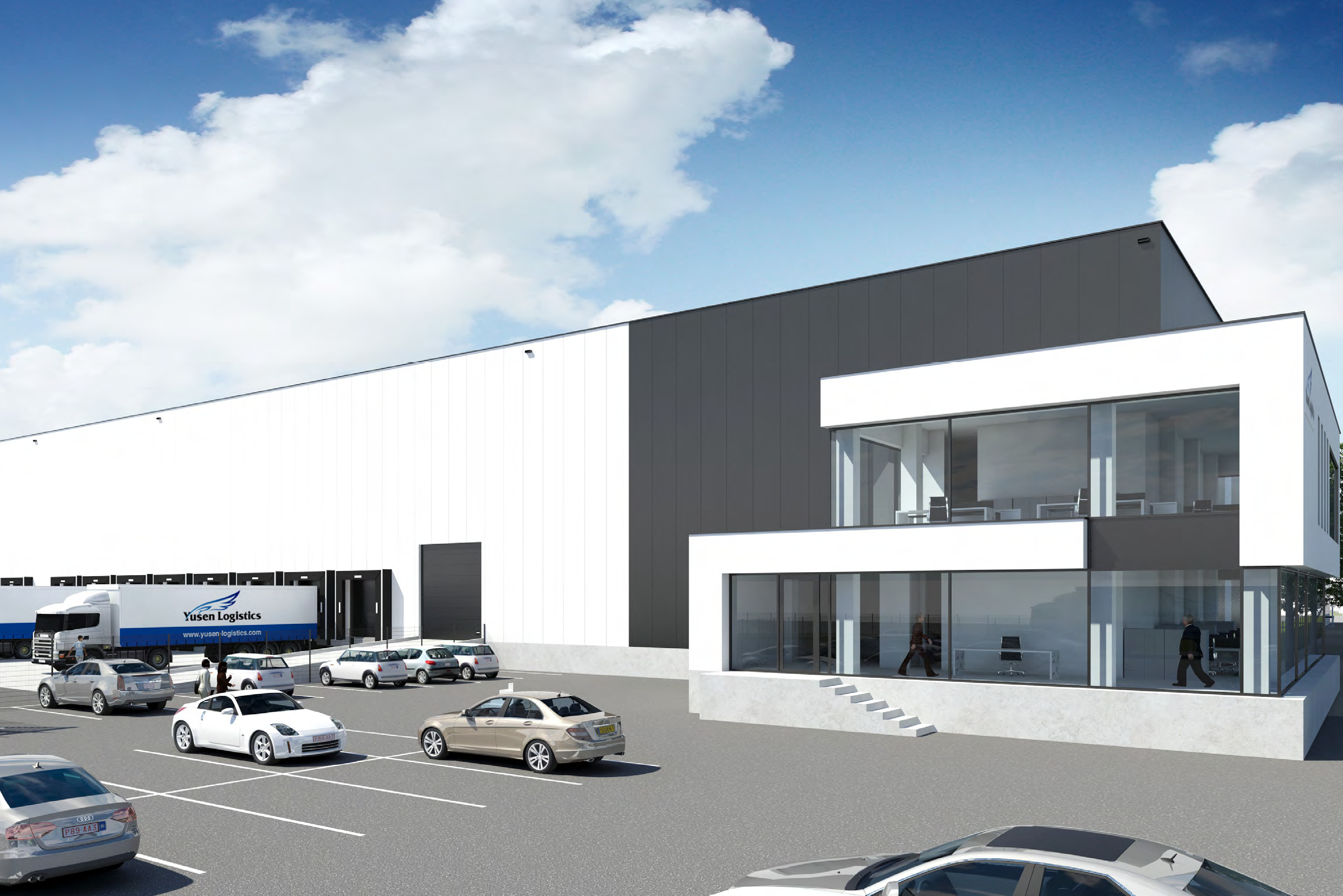 Yusen Logistics op industrieterrein Borchwerf II in Roosendaal