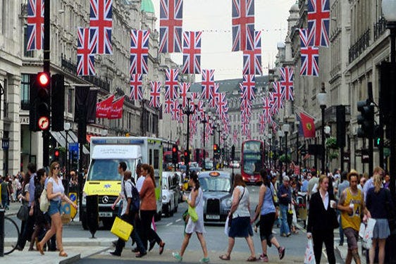 Regent Street in Londen