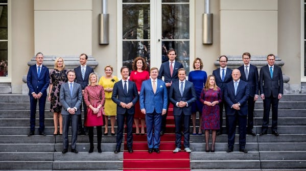 Het nu demissionaire kabinet Rutte III. 