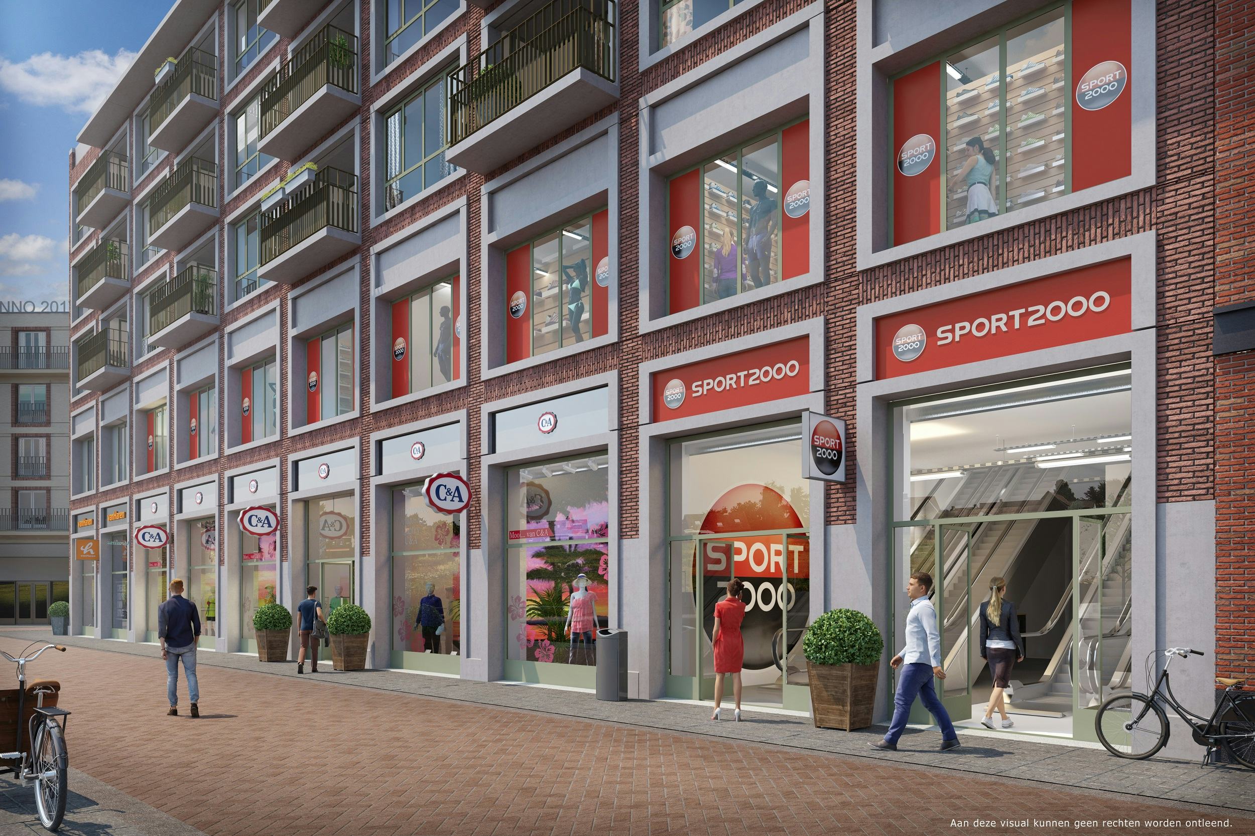 Sport 2000 aan de Luxemburgpromenade in Leidsche Rijn Centrum