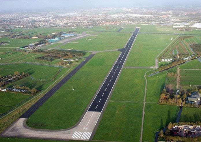 projectlocatie vliegveld Valkenburg in Katwijk