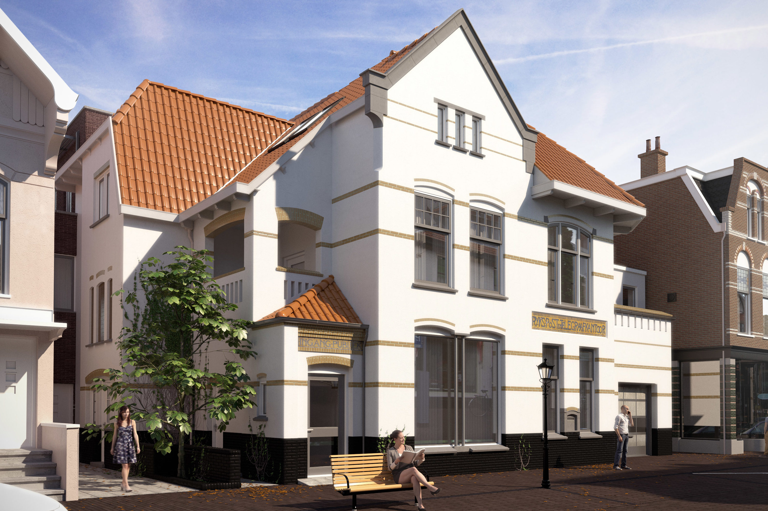 Bloemendaalseweg 37-39 in Bloemendaal 