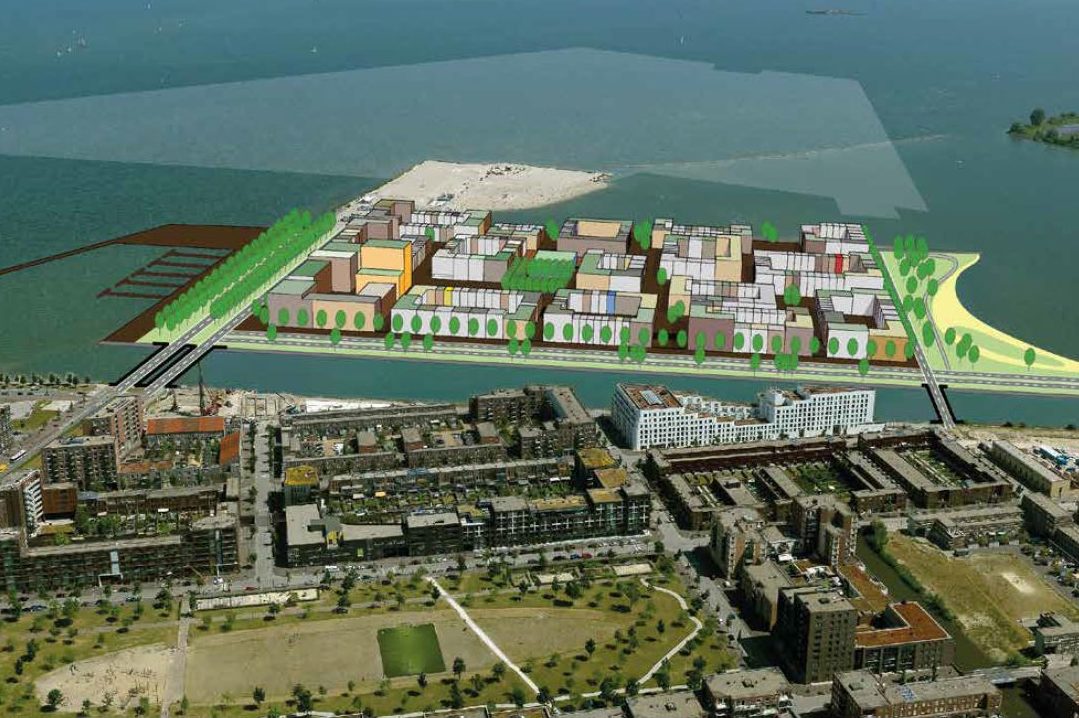 Centrumeiland IJburg tekening