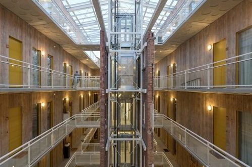 Kaaspakhuis aan Westerkade 2 in Gouda