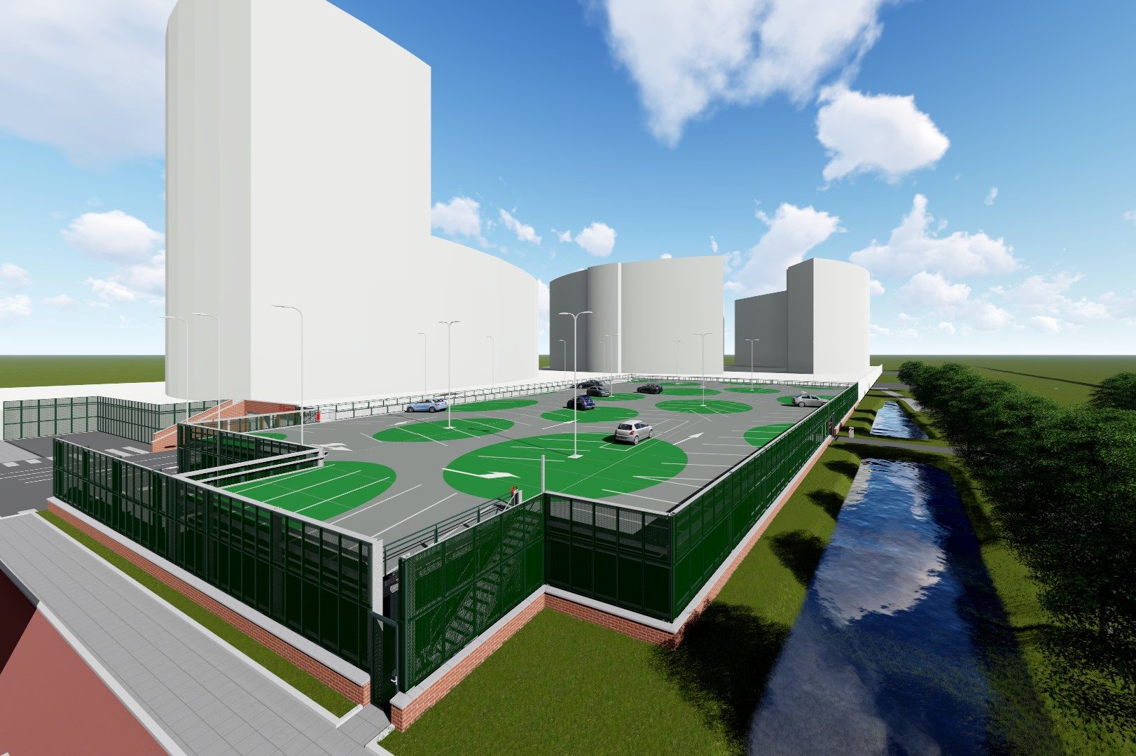 Demontabele parkeergarage Marten Meesweg Rotterdam