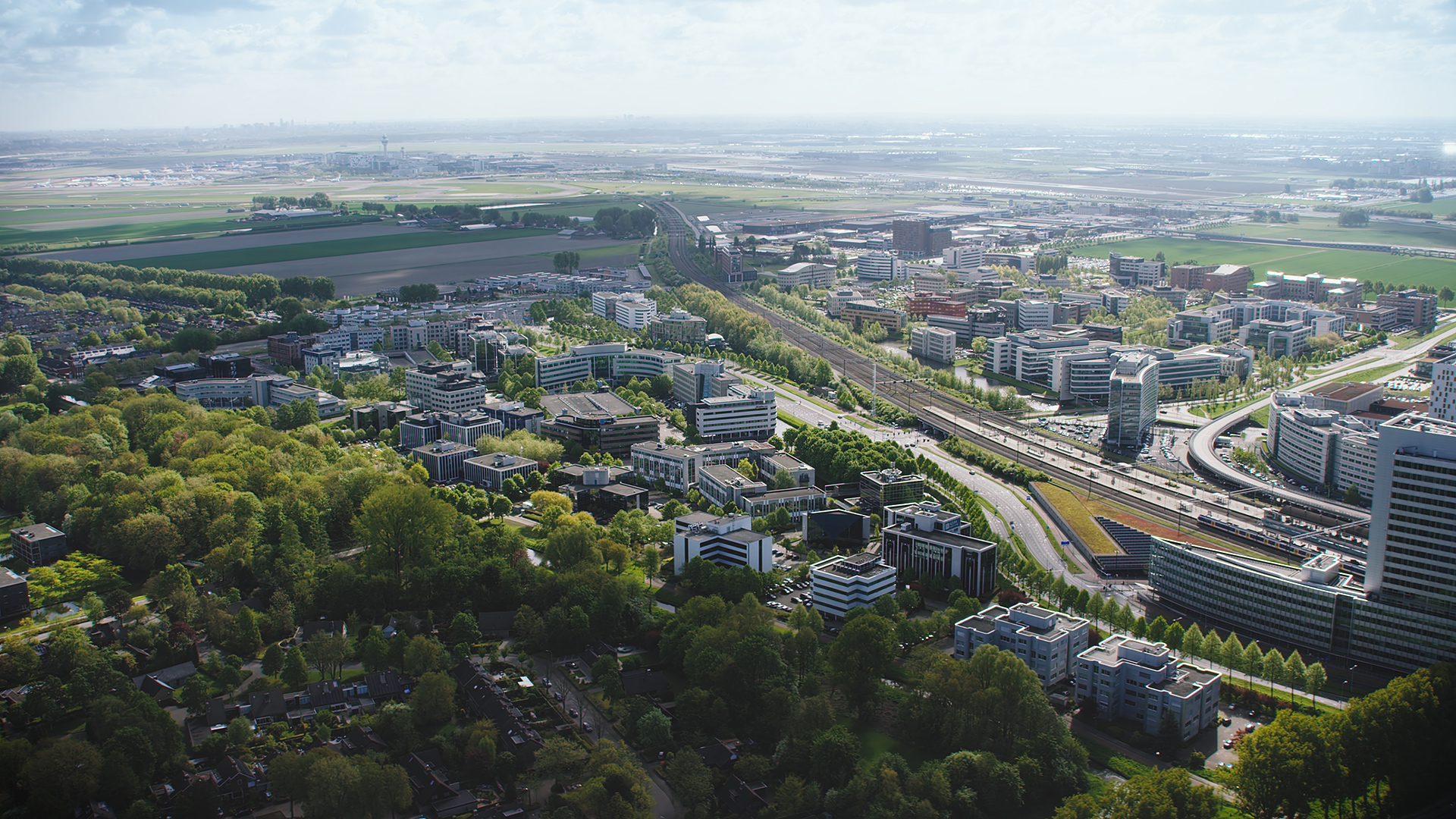 De projectlocatie van Hyde Park in Hoofddorp