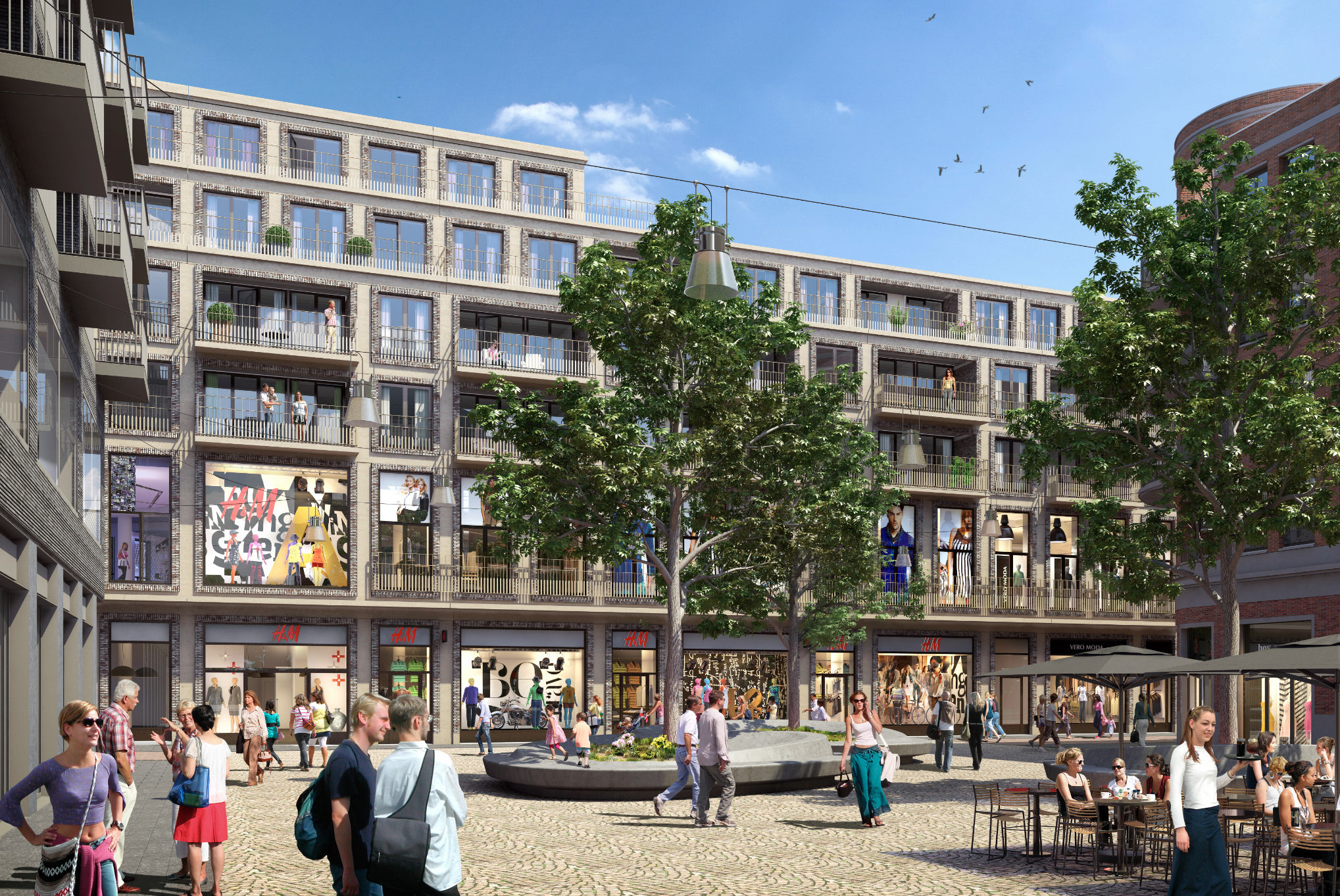 Hof van Bern-zijde in toekomstig Leidsche Rijn Centrum Utrecht