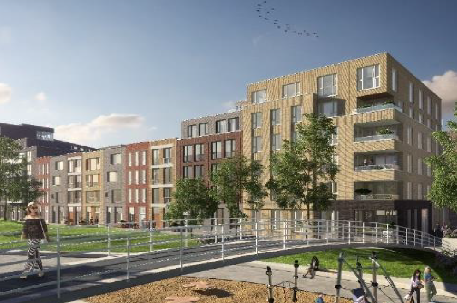 Ballast Nedam-project Guldenwater in Delft