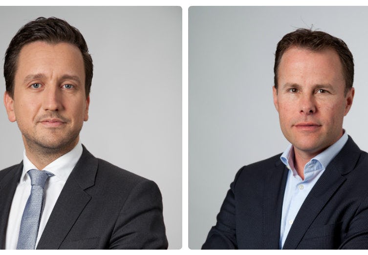 Christian Schouten (links) en Casper Hulsman