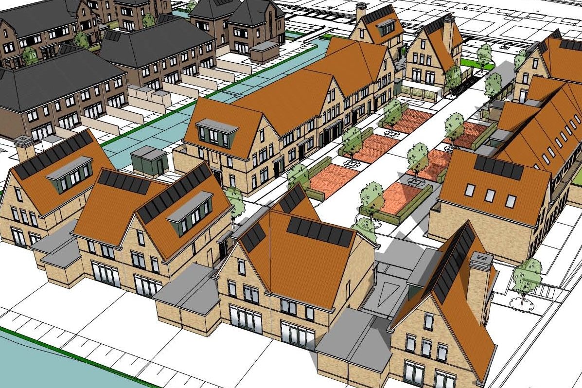 BPD-project Santhorst in Zoeterwoude-schetsimpressie