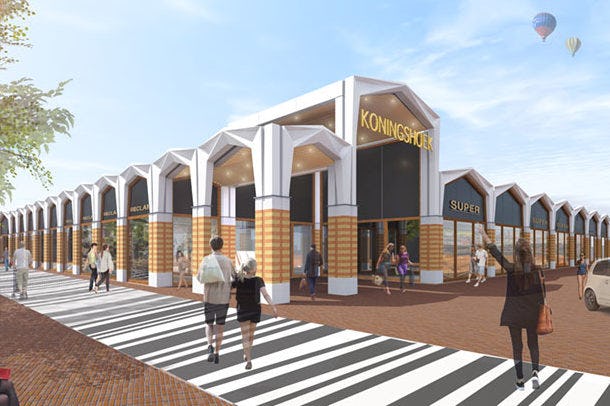 Winkelcentrum Koningshoek in Maassluis