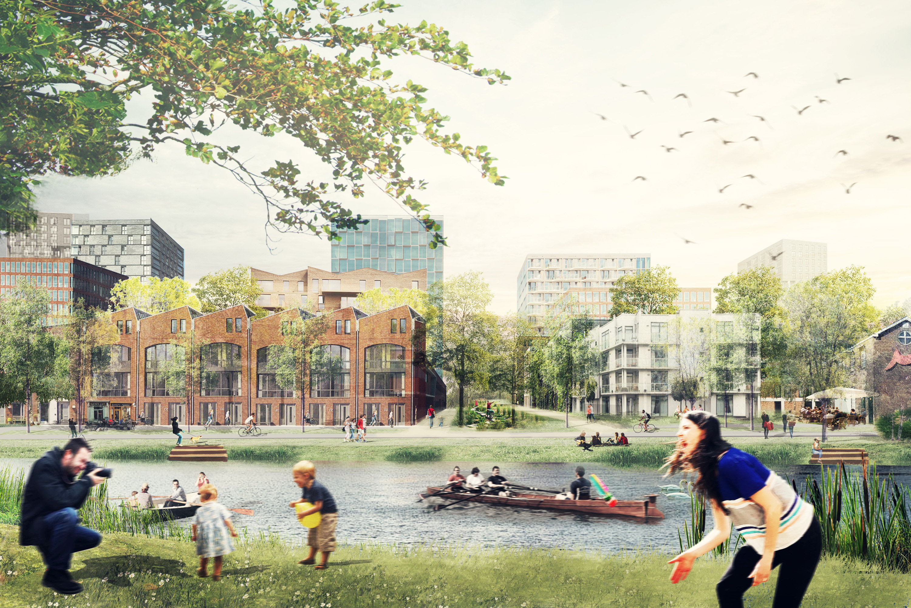 Woningbouw Merwede Kanaalzone, Beeld: Marco Broekman en OKRA