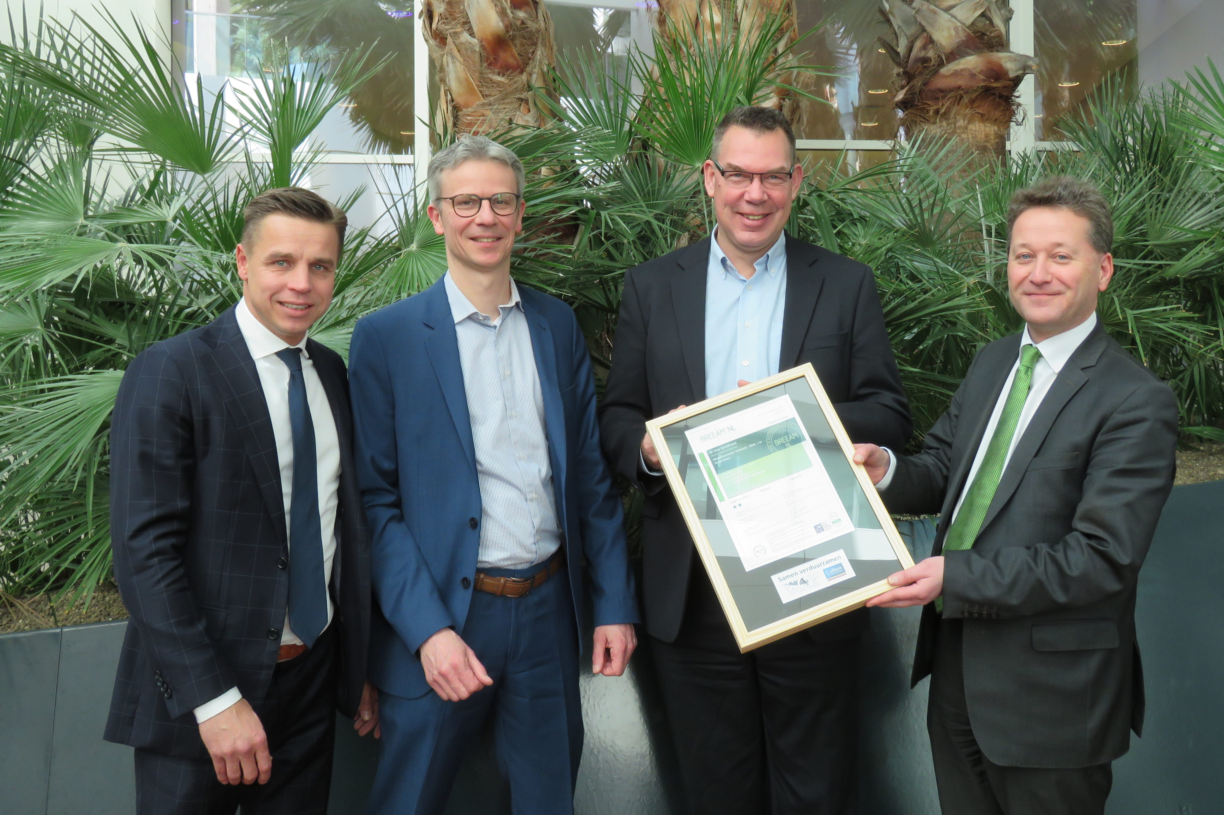 overhandiging Breeam-certificaten