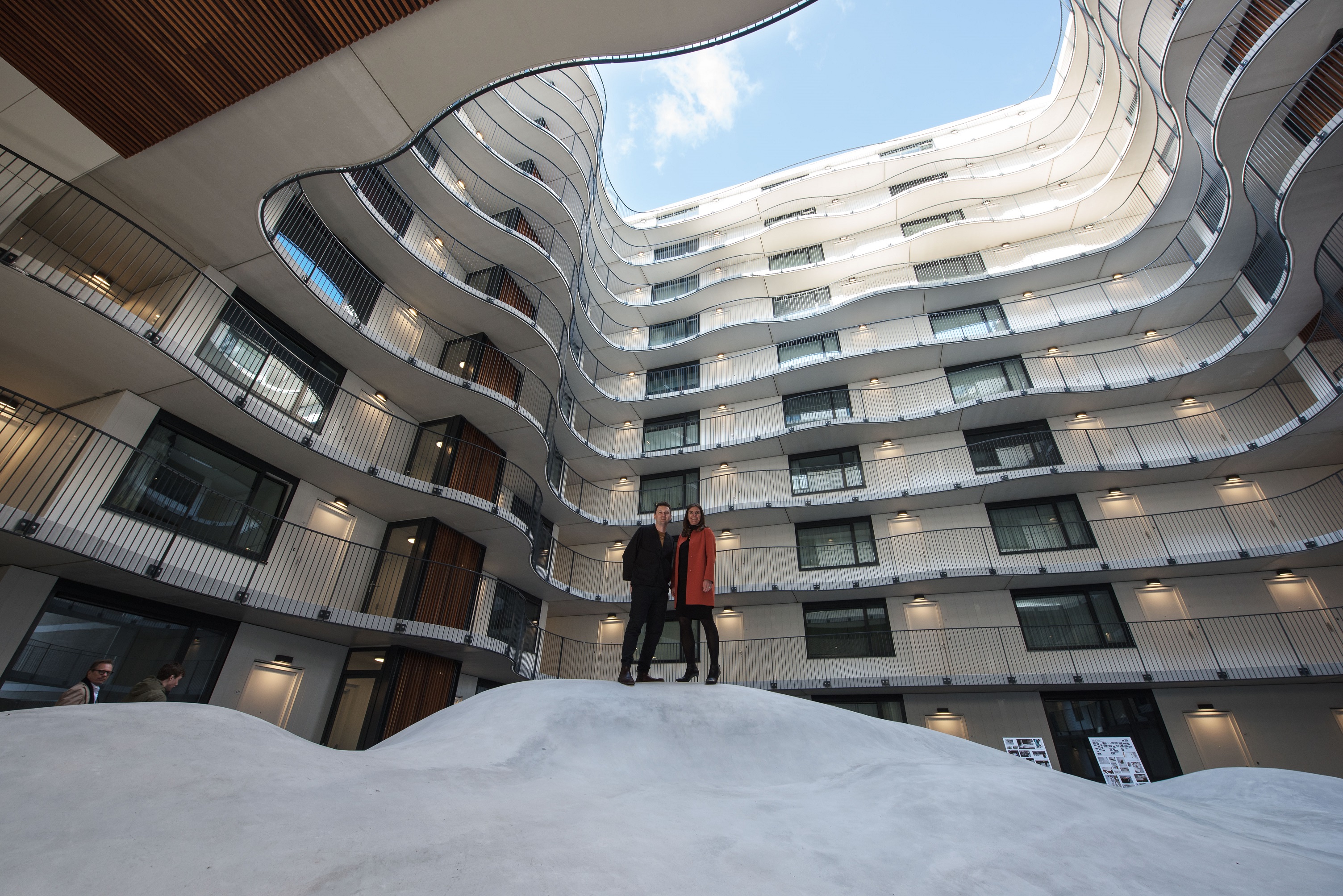 Kunstproject Tuin van Toorop  bij woongebouw Poort van Toorop, Amsterdam