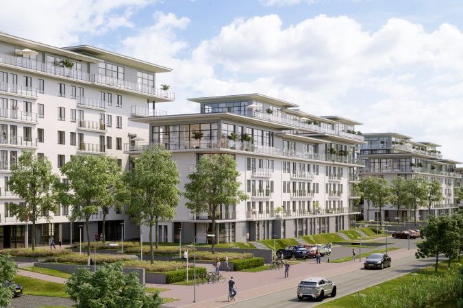 Het voormalig KPMG-kantoor aan de Burgemeester Rijnderslaan in Amstelveen