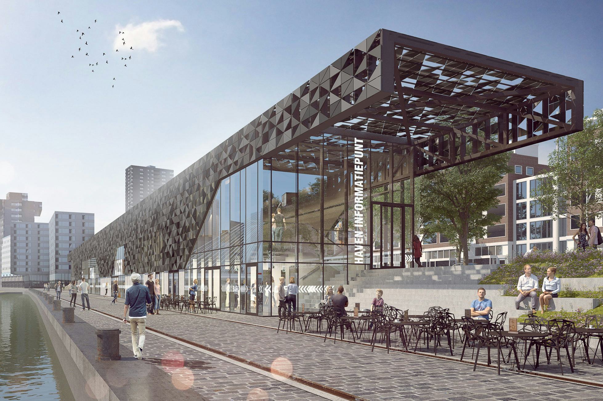 Leuvehaven krijgt nieuw havenpaviljoen