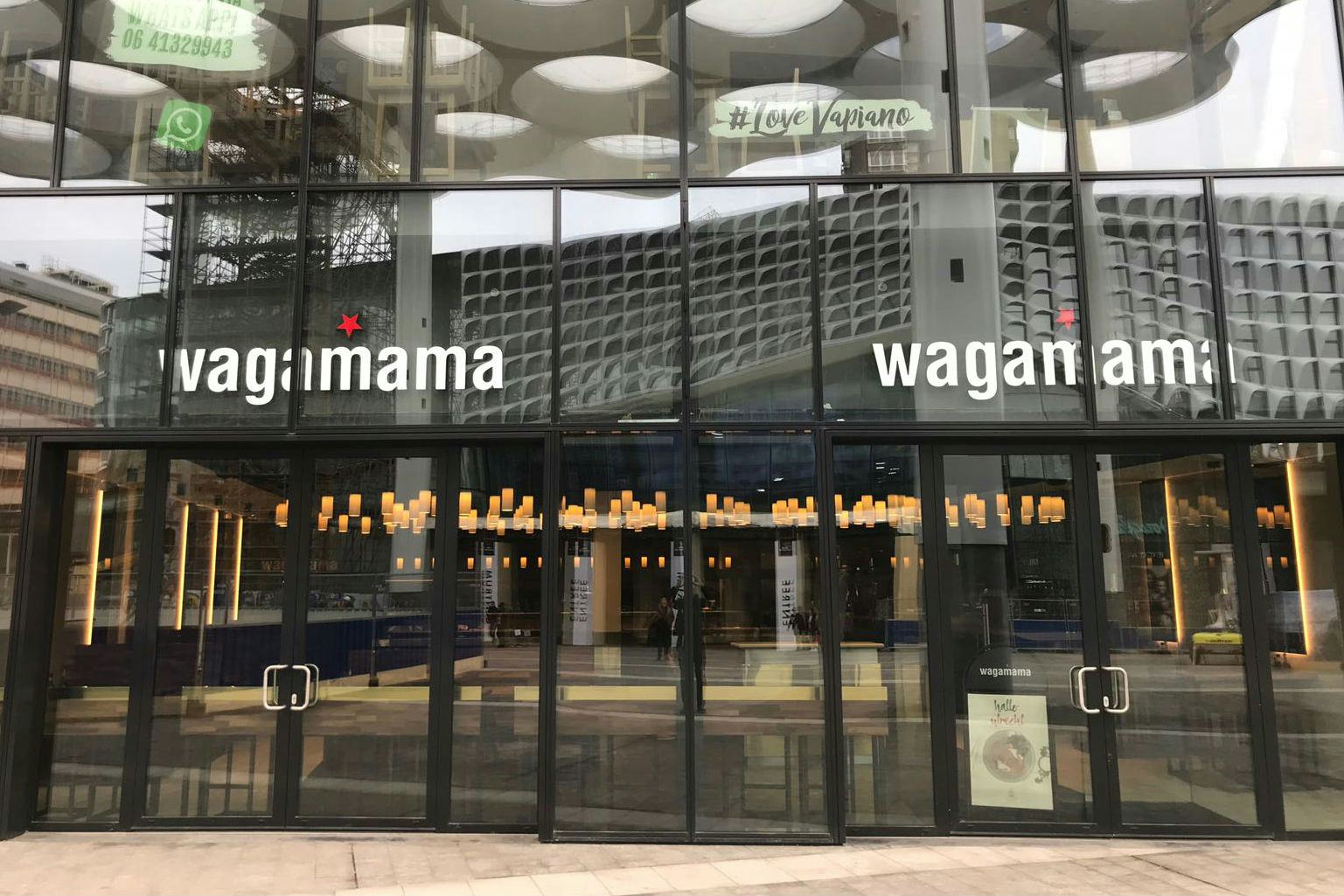 Wagamama opent restaurant in Hoog Catherijne