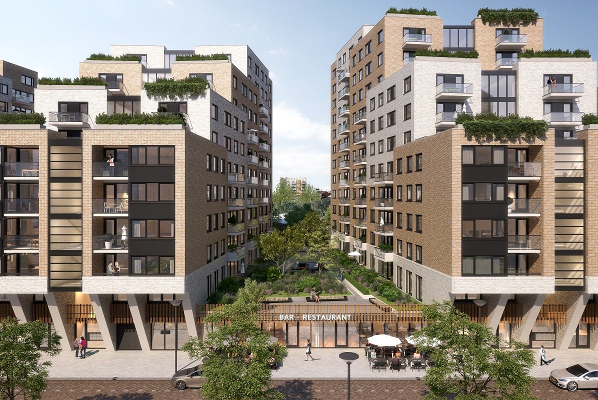 geplande woontorens aan Calandkade in Den Haag