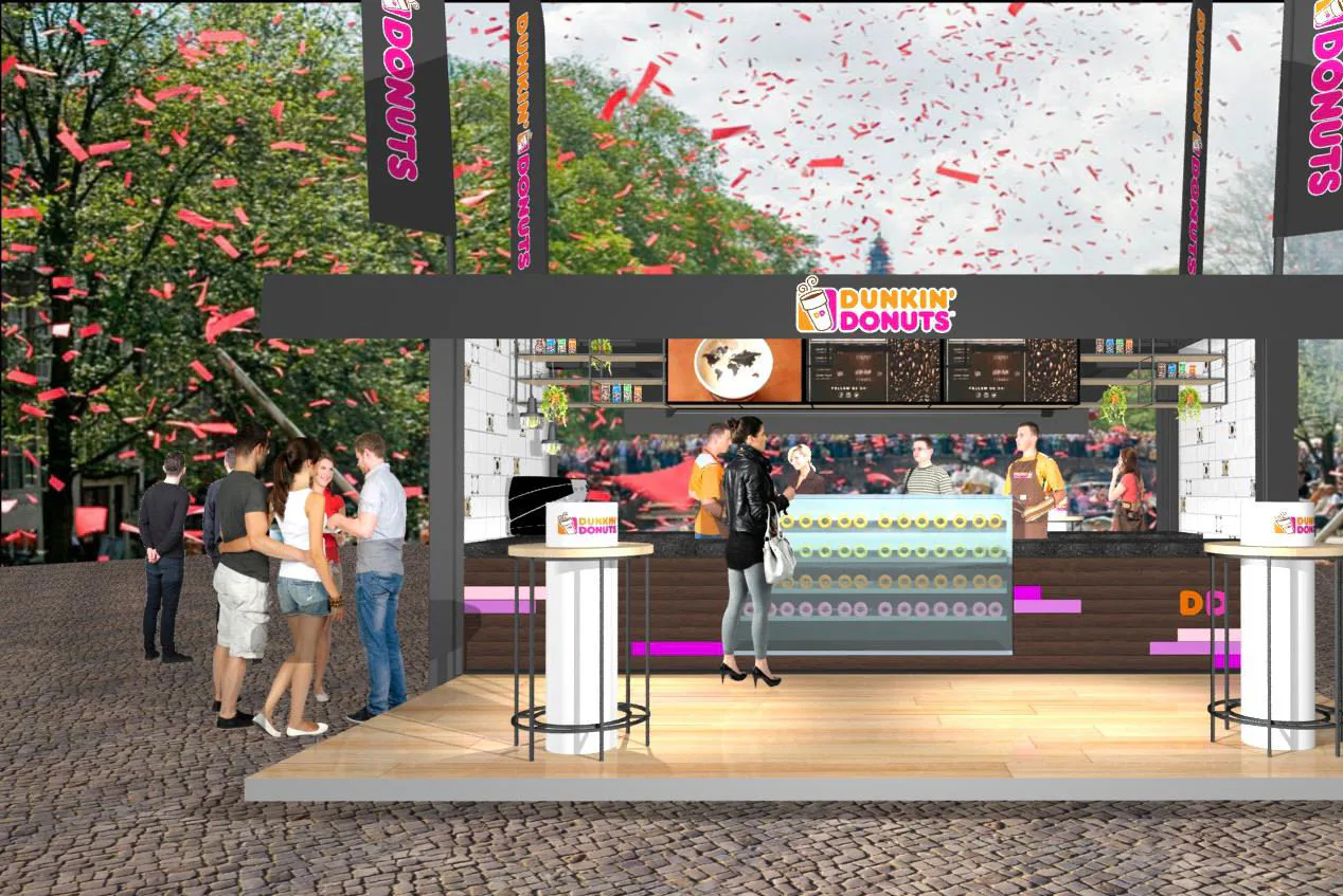 Mobiele Pop-up Store, Dunkin' Donuts