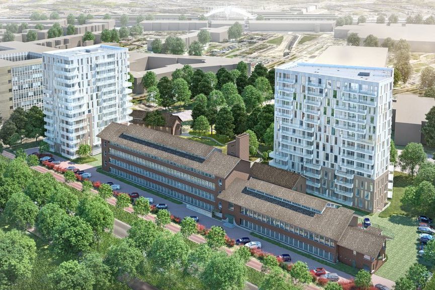 Gortercomplex aan de Wassenaarseweg in Leiden 