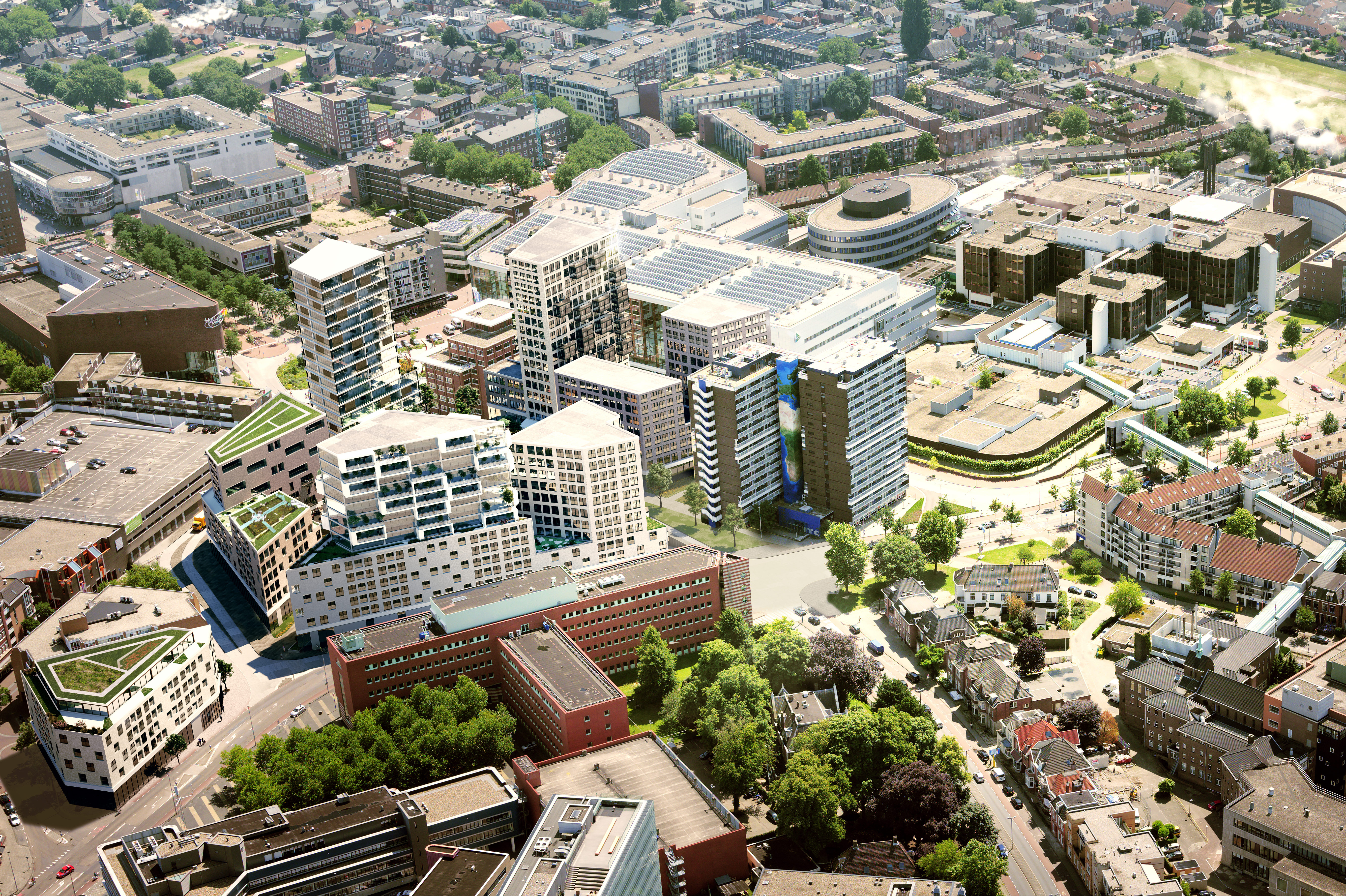 Projectlocatie Life in Enschede foto: Marco van Middelkoop/Aerophoto-Schiphol 