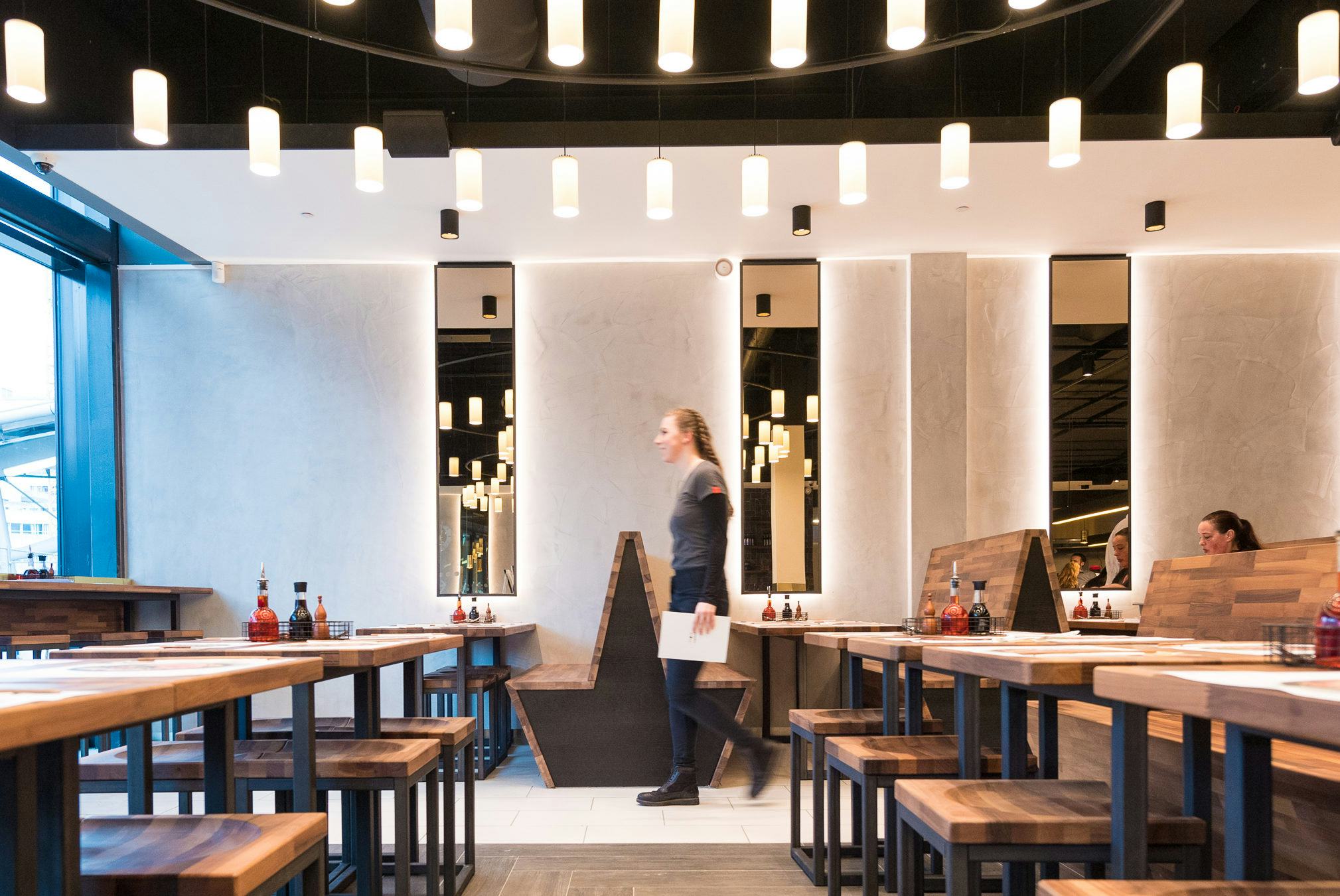 Impressie interieur Wagamama