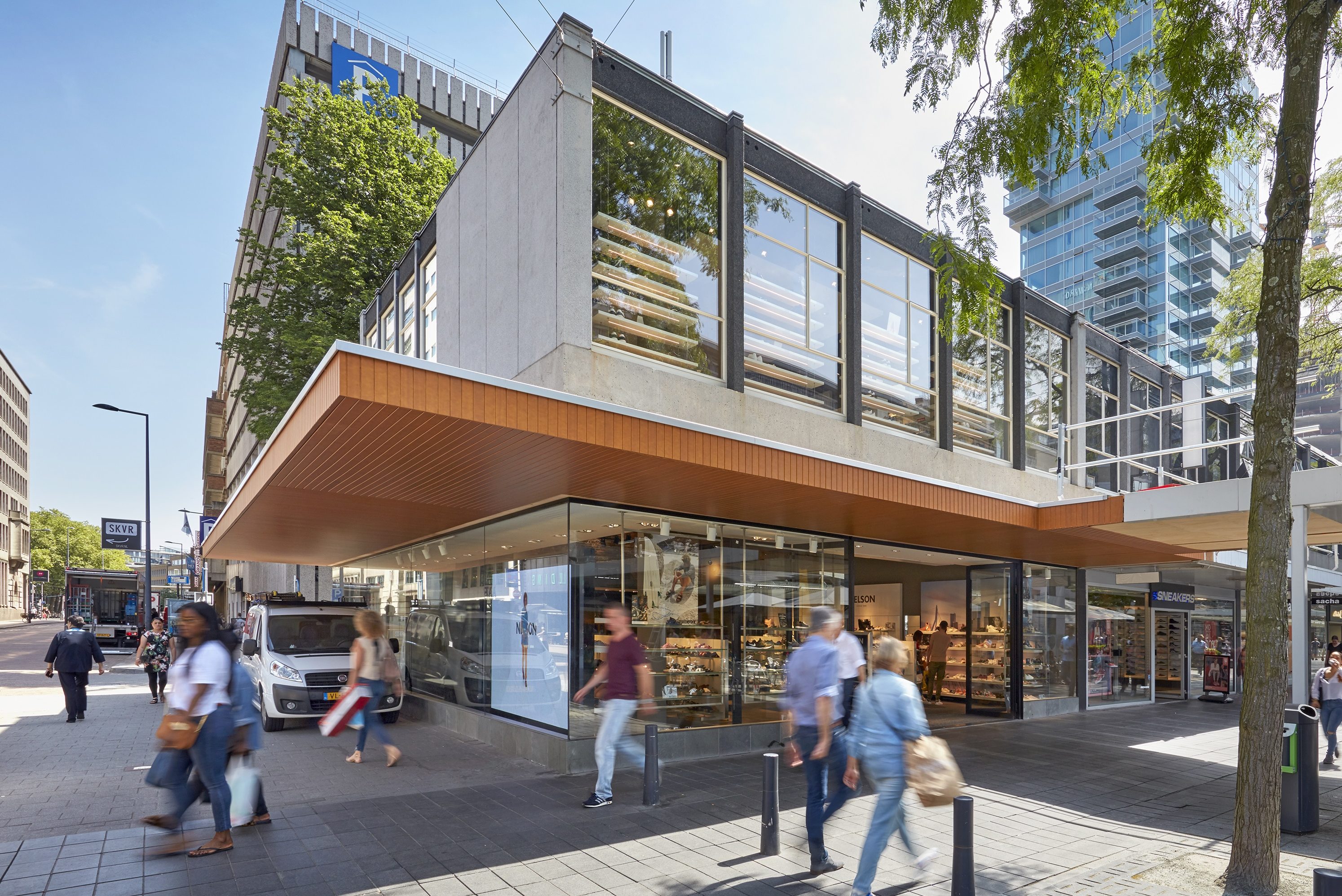 Lijnbaan Rotterdam. Foto: Bert Rietberg