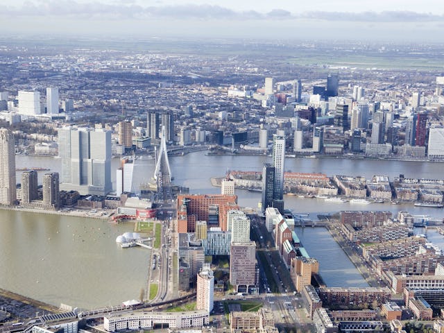 Rotterdam, gezien vanaf Zuid