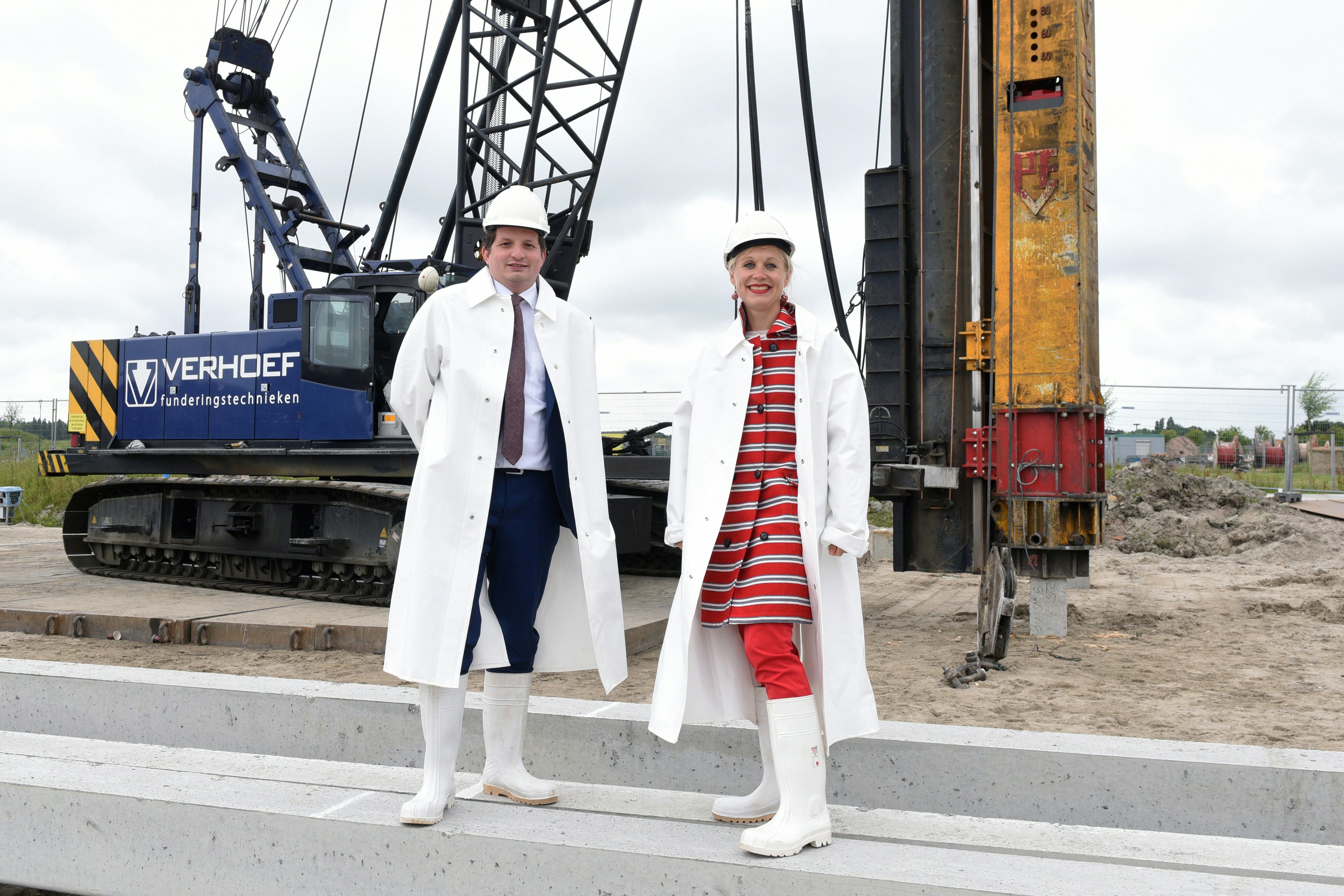 bouwstart bedrijvenlocatie De Comphaan in RijswijkBuiten