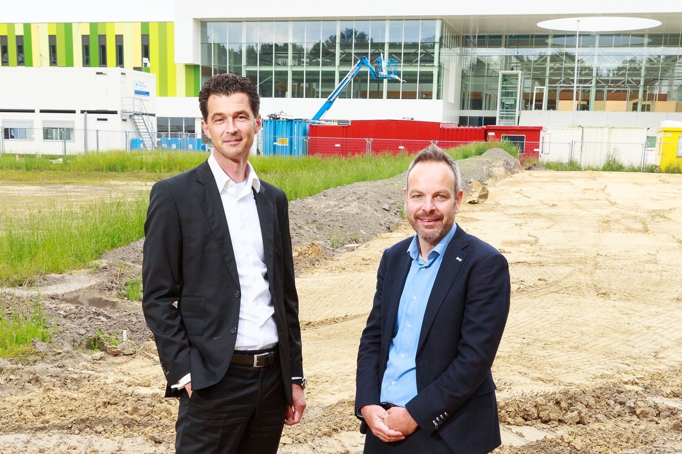 Ferdinand Gremmen van VOF BIC (links) en Bert-Jan Woertman (foto Bram Saeys)