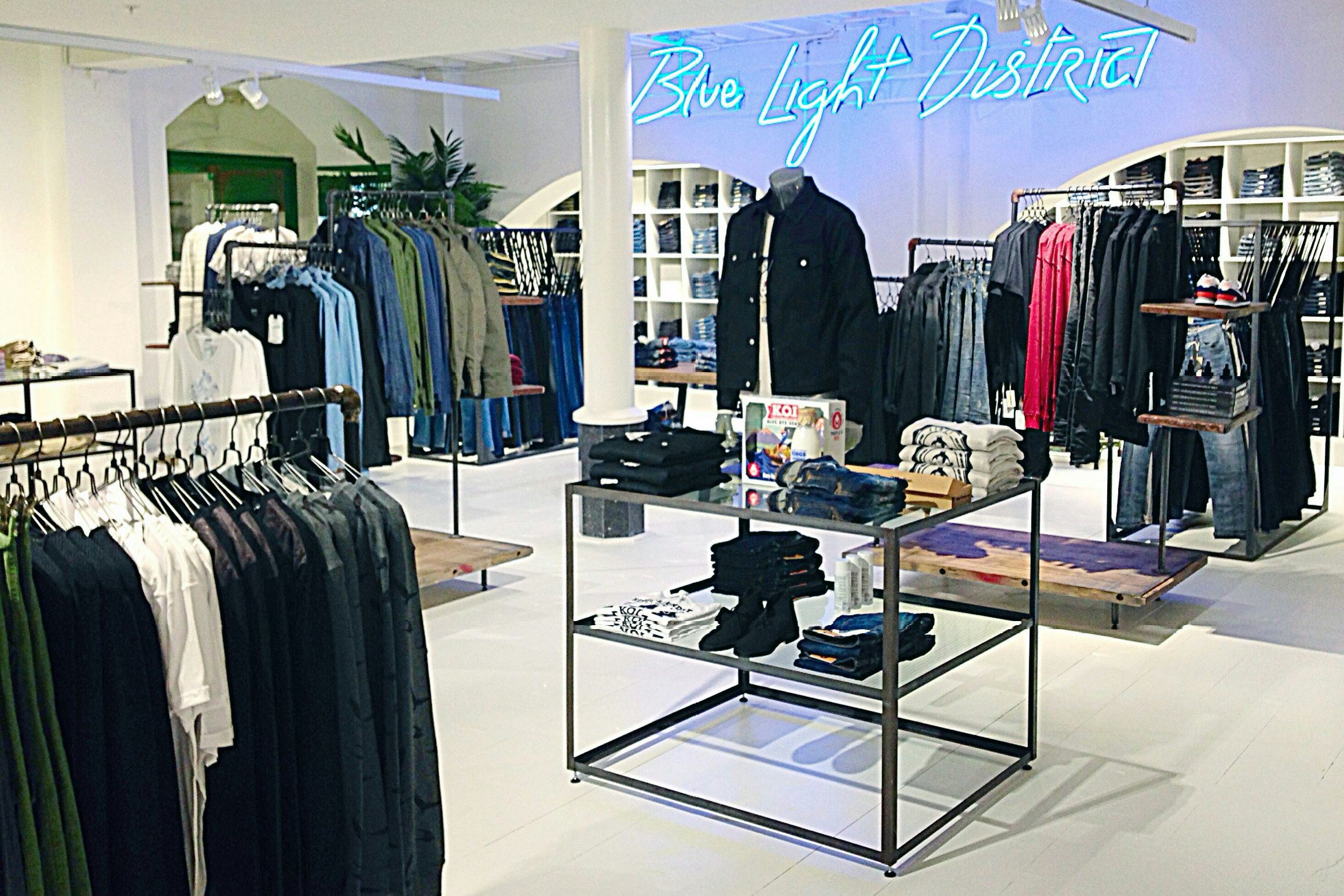 Men at Work-winkel in Amsterdam