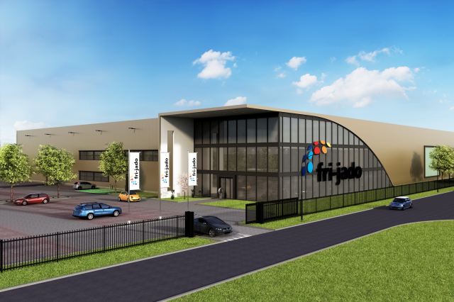 Nieuwbouw Fri Jado op bedrijventerrein Borchwerf in Roosendaal