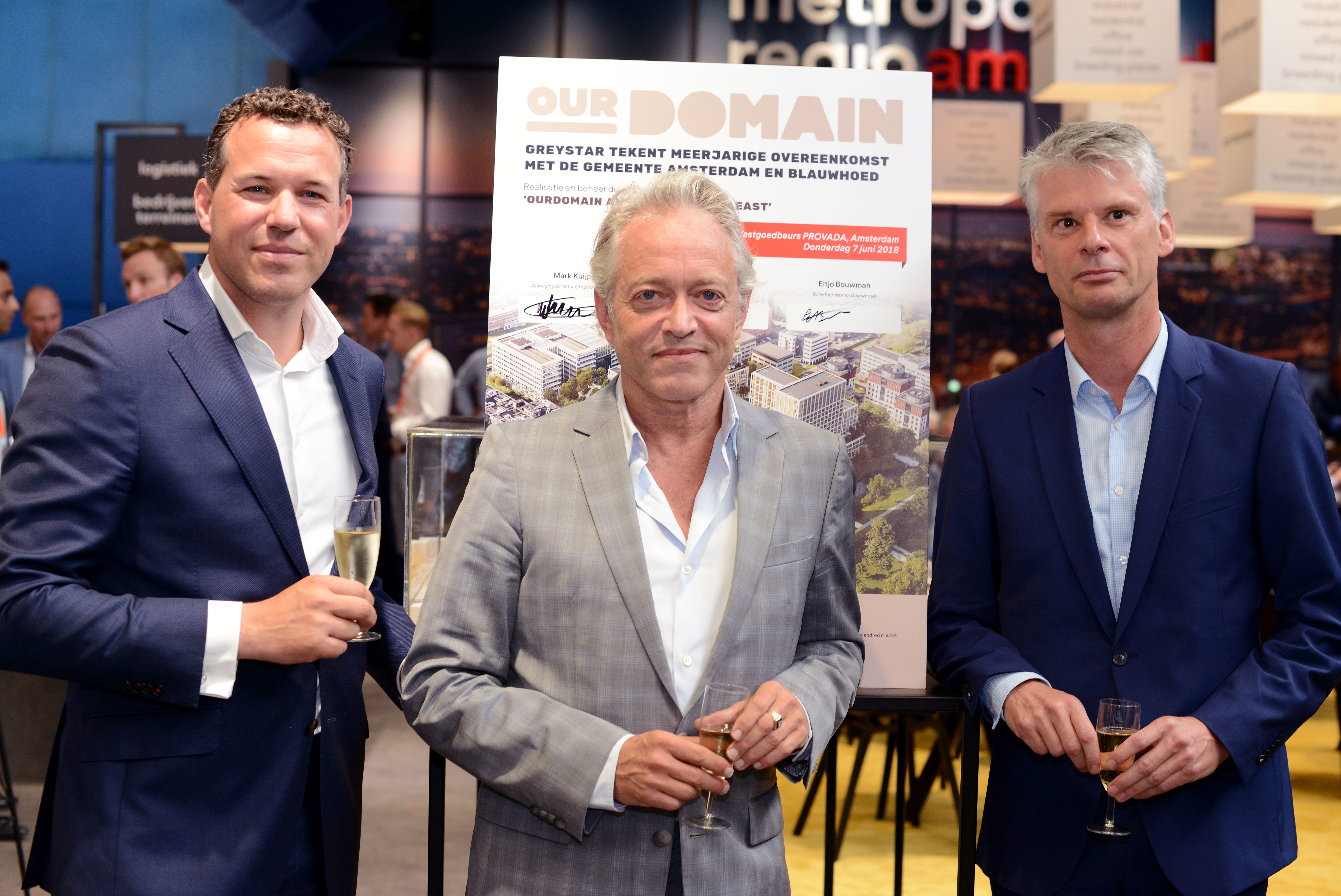 Deal OurDomain tussen Greystar, Blauwhoed en de gemeente Amsterdam