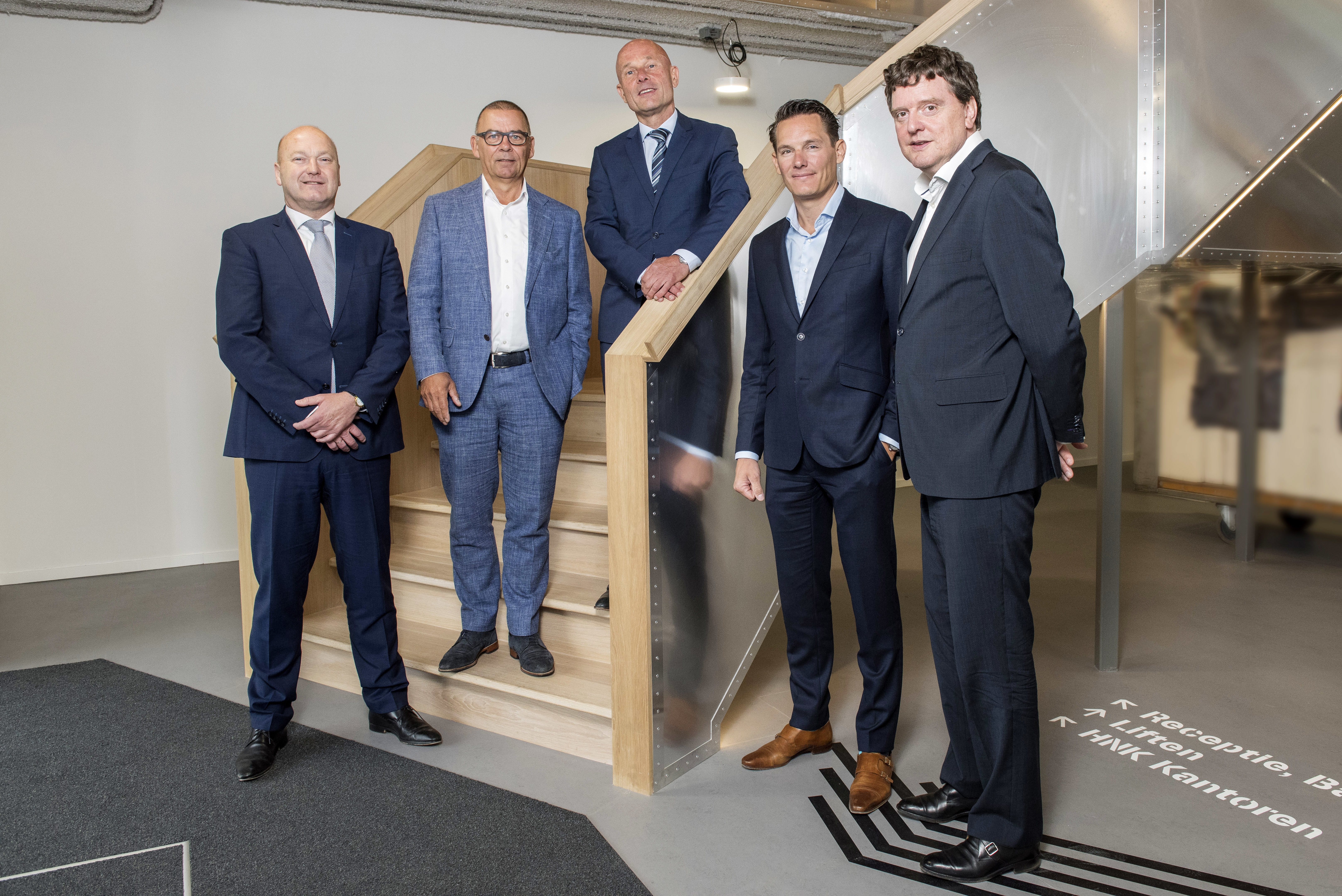 Wouter de Bever, Eddy Smit, Allard van Spaandonk, Robert Steenbrugge, Johannes van Bentum